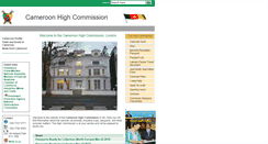 Desktop Screenshot of cameroonhighcommission.co.uk